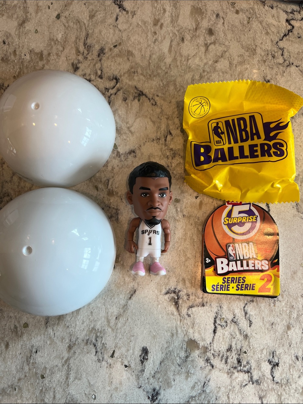 ZURU NBA Ballers Series 2 Victor Wembanyama San Antonio Spurs + All Accessories